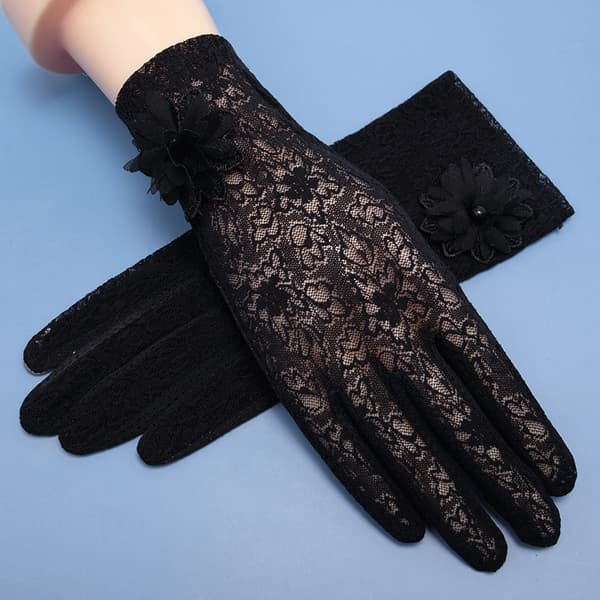 1 Par Lace Handsker Kvinder Vanter Til Bryllup Opera Fest Fest