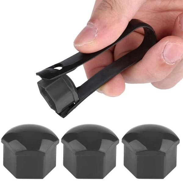 17mm Däckskruvlock Dekorativ Plast Navskal Mutter Damm