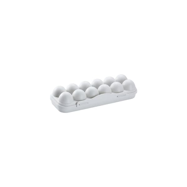 Egg Oppbevaringsboks, 1 stk Kjøleskap Eggboks, Plast Eggboks,