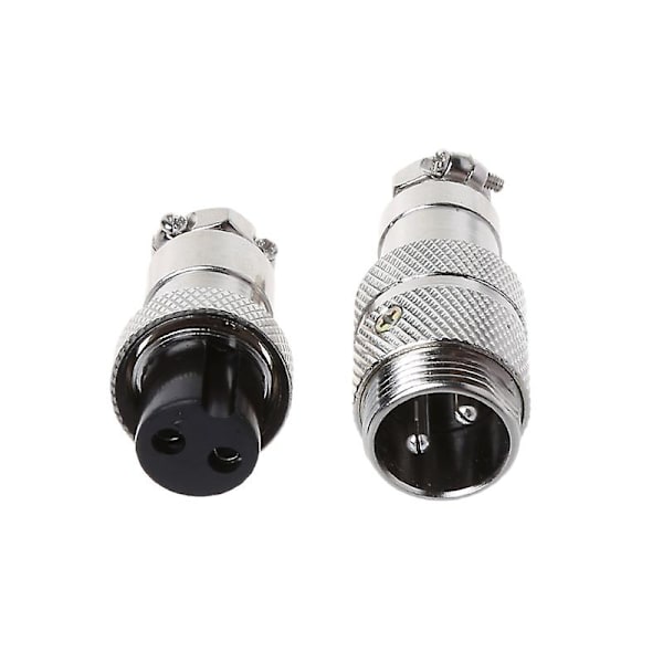 Gx16 Butting Aviation Han-stik, Hunkontakt 2/3/4/5/6/7/8 Pin