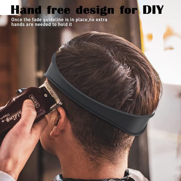 Silikon Hårband DIY Hemma Hår Hårband Rakningsmall och