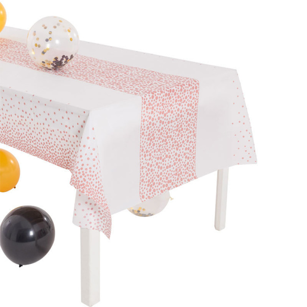 4 vanntette rosa bursdagsduker, engangsduker,