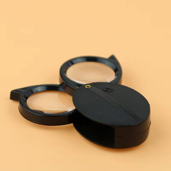 2-i-1 Fickförstoringsglas, 5X 10X