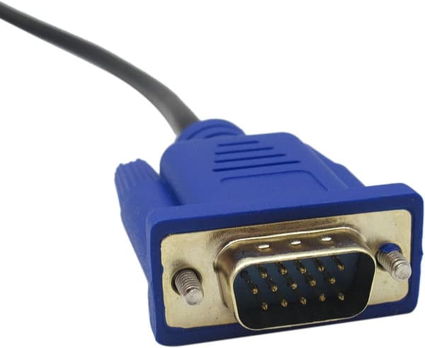 ELF HDMI - VGA -sovitinkaapeli 1,8 m kullattu 1080P