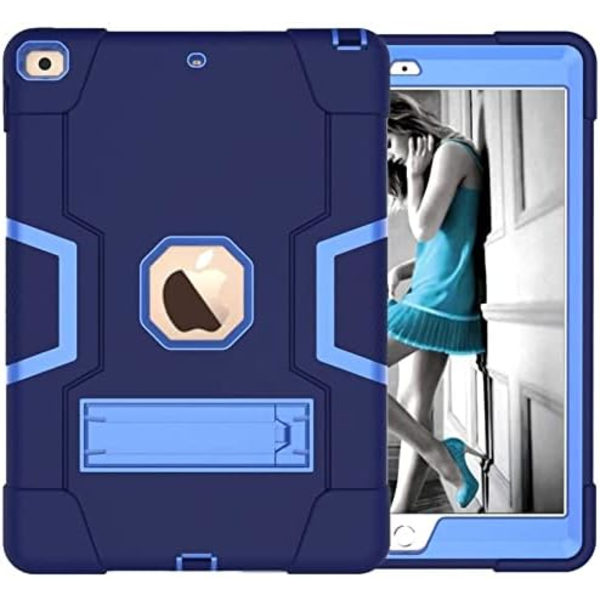 Funda kompatibel med iPad 9/8/7 (10,2 tommer, 2021/2020/2019 model, 9. / 8. / 7. generation) bestående af 3