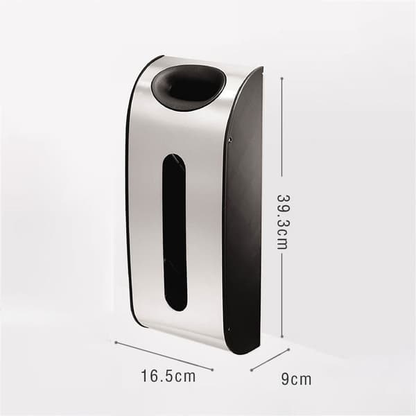 1 stk (Sølv) Bærepose Dispenser, Holder op til 30 Bæreposer