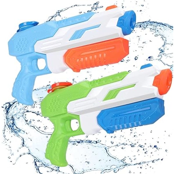 2-pack 400 ml Vattenpistoler Sommarleksak Kraftfull Lång Räckvidd Vatten