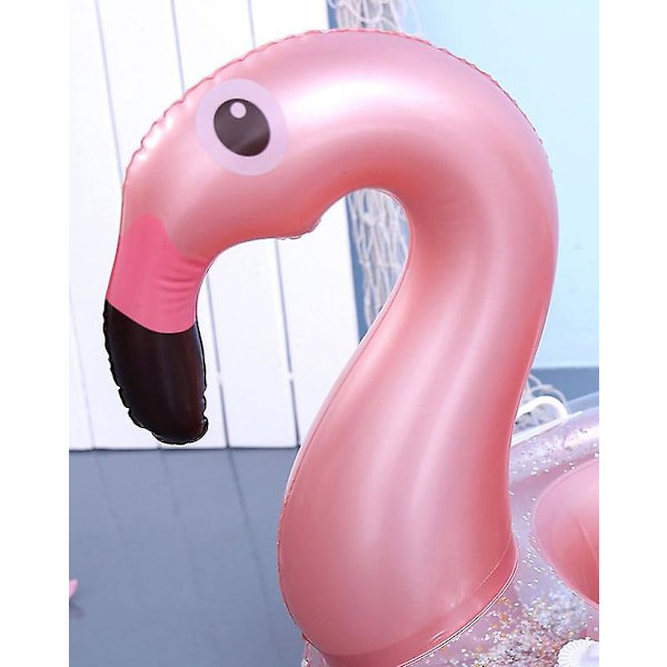 (Uppblåsbar flamingo-säte) baby boj, simbassäng boj, baby boj, uppblåsbar boj