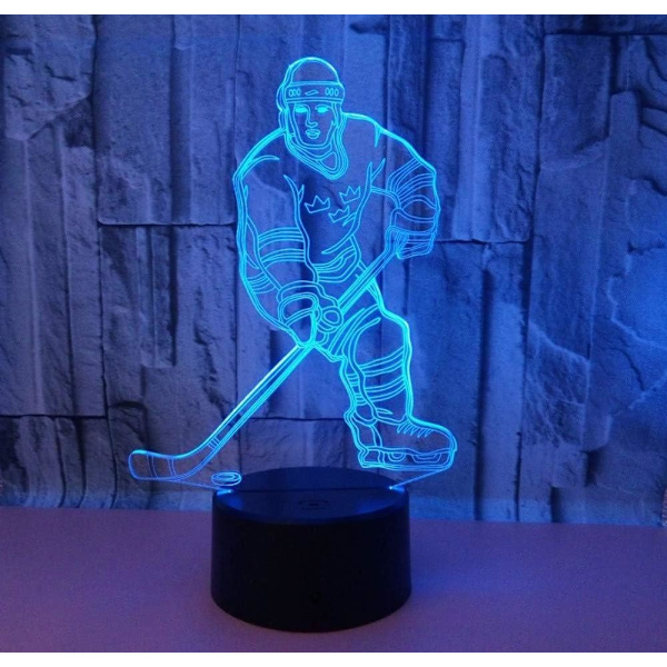 1 stk 3D Dekorativ Natlampe Læbe Touch Stereoskopisk 3D