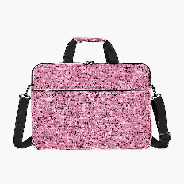 Laptopväska, axelväska, fodral 15,6 tum Pink