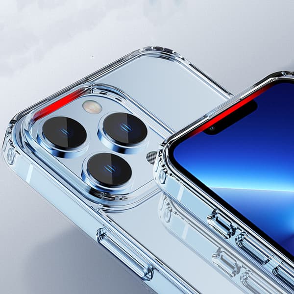 1-pack Kompatibel med iPhone 13 Pro Max Transparent Skal,