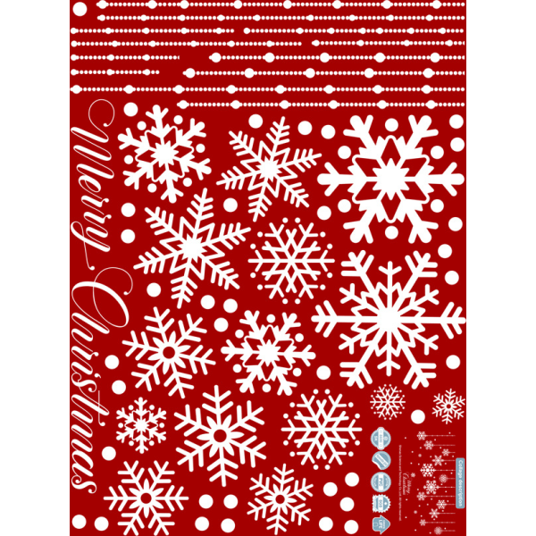 Glædelig Jul Hjem Soveværelse Vindue Vægsticker Mural