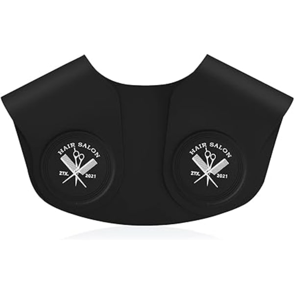 Svart Barberklippningsguide, Silikonfärgningskrage,