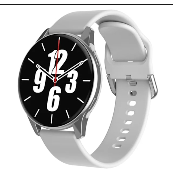 Smartwatch Bluetooth Opkald Smart Watch, 4-15 Dages Batterilevetid, Fungerer med Apple & Android Telefoner. Sølv