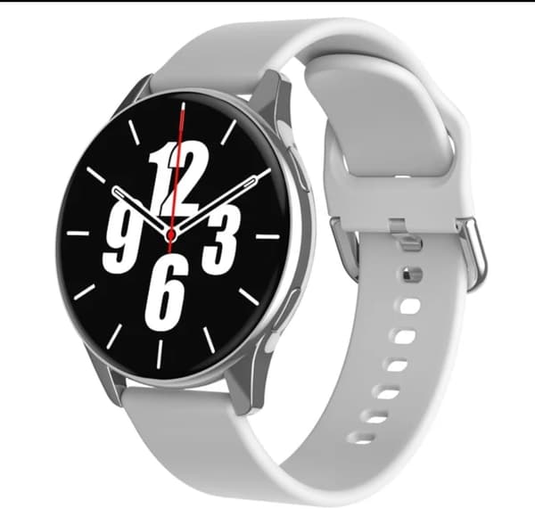 Smartwatch Bluetooth Samtal Smart Klocka, 4-15 Dagars Batteritid, Fungerar med Apple & Android Telefoner. Silver
