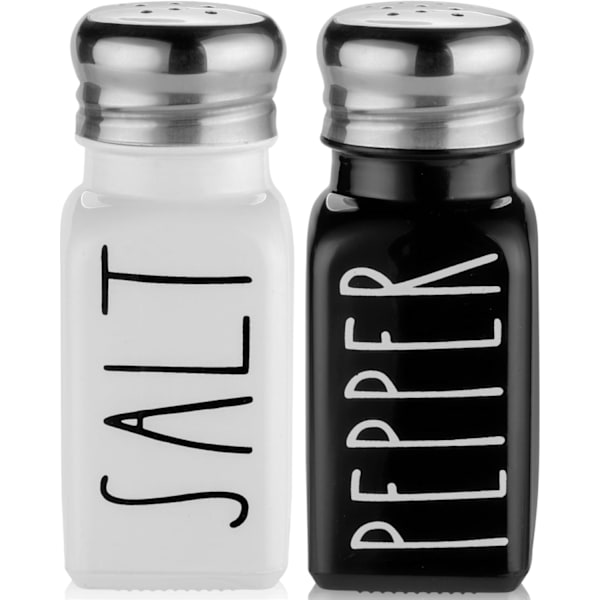 Salt- og pebersæt - Sort & Hvid