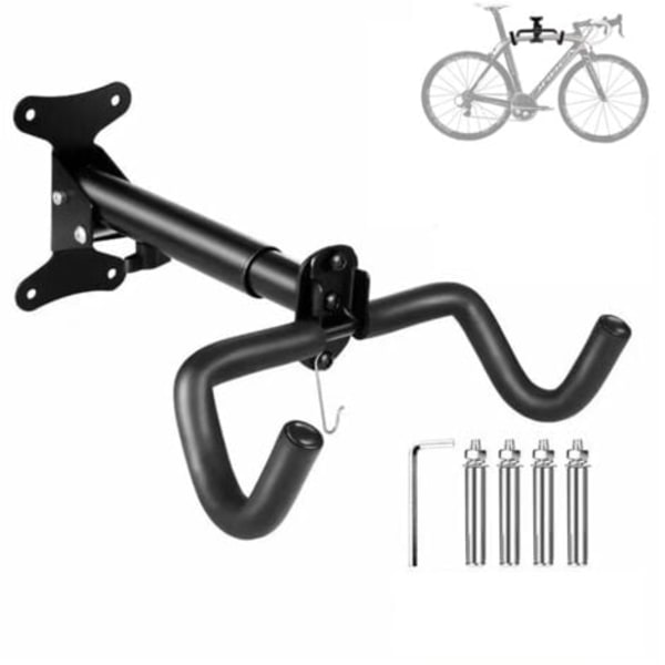 Retractable Garage Wall Mounted Bike Rack, Space Saving Upright M