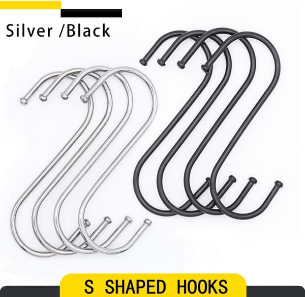 S-koukut (20 kpl), Monitoiminen Metallikoukut Keittiöön