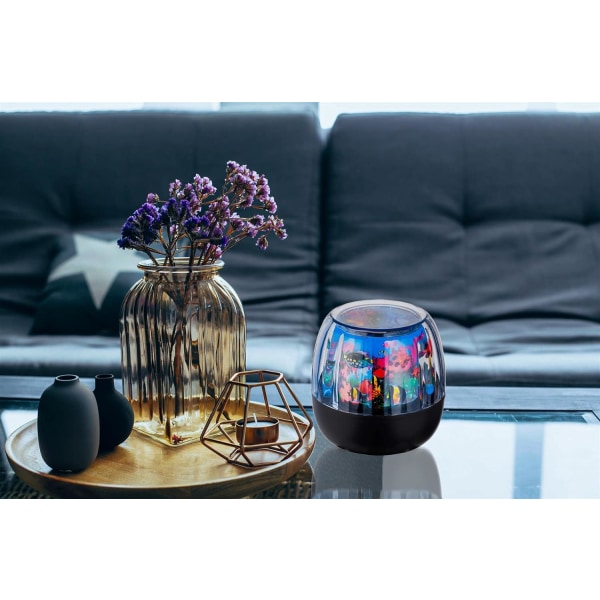 1 stk. 3D Roterende Stereoskopisk LED Lampe med Lysprojektor -