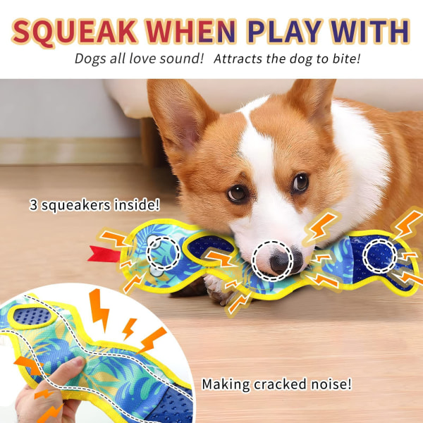 PET Tolerable Oxford Cloth Snake Toy Dog Interactive Companion