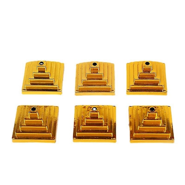 10pcssquare-Guld Bas-Premium Flaggbas