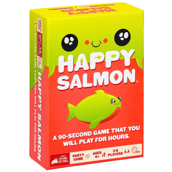 Happy Salmon för Blast Kitten - kortspel för vuxna, tonåringar och
