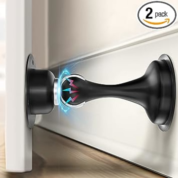 Magnetisk dørstopper, dørstopper for tung dørbunn, 1