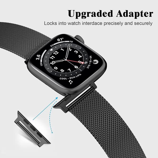 Kompatibel med Apple Watch Rem 38mm 40mm 41mm, Rustfrit
