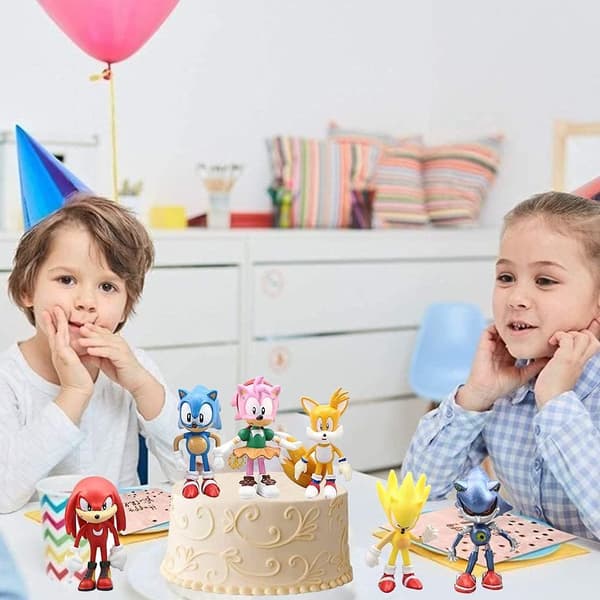 Seks Sonic figurer
