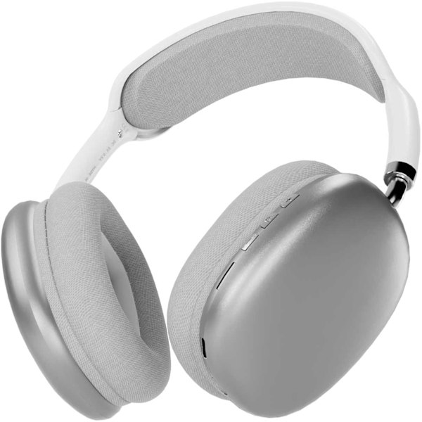 Langattomat Bluetooth-kuulokkeet, jopa 28 tunnin akunkesto (hopea)