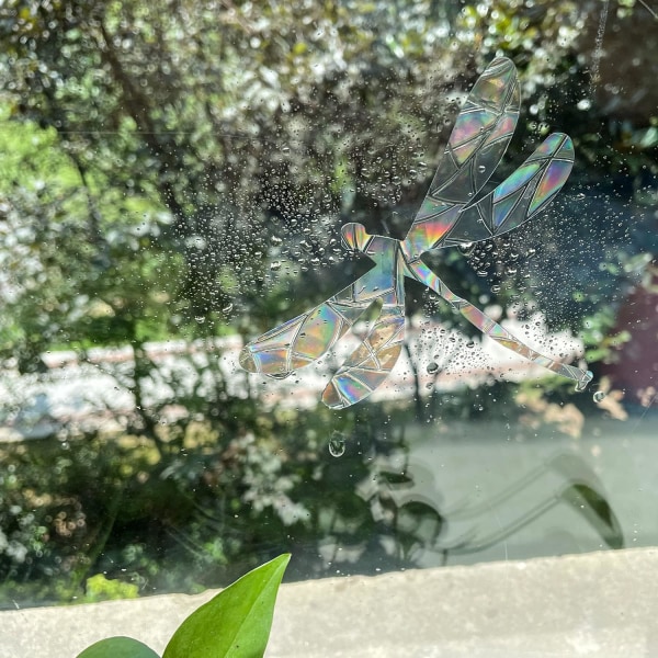 Dragonfly Anti-Kollision Vindueklistermærker - Glas Alert Prisma