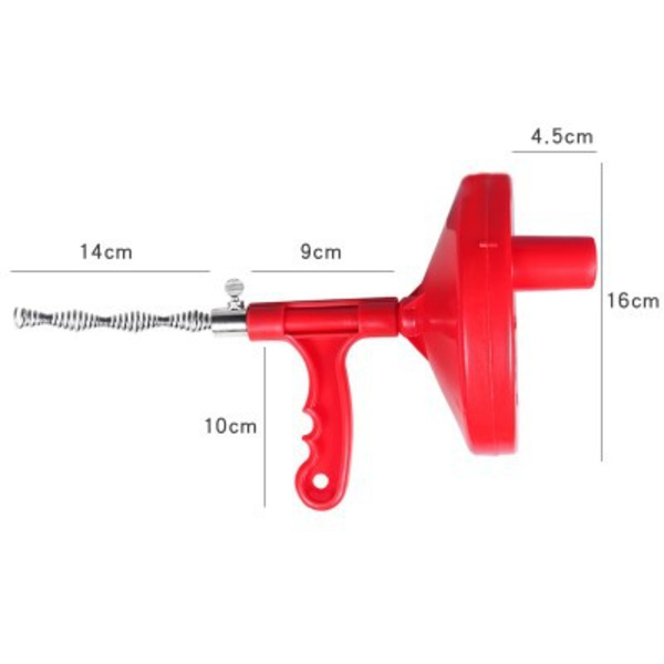 1 stk (7m) Slange Afstopningsfjernere, Toilet Afstopning