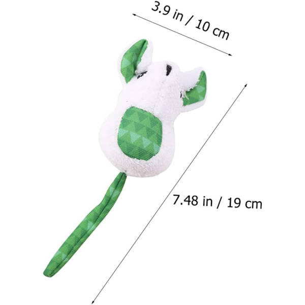 2 stycken katt leksak kattunge leksak present husdjur leksaker Skitty plysch katt