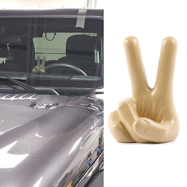 Utomhus Bil Konstig Dekoration Finger Kopplingsstift Resin Hantverk