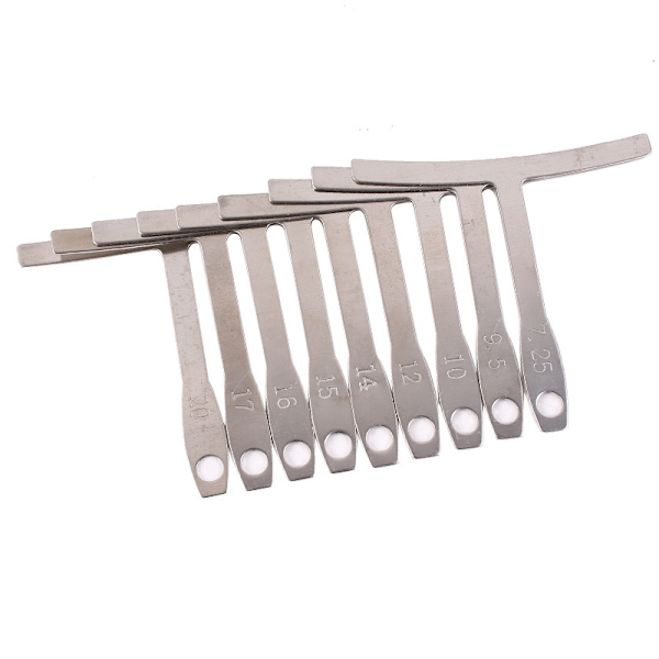 9 Stykker Gitar Radius Måler for Akustisk Gitar Elektrisk Gitar