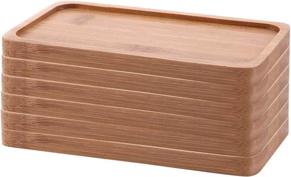 Brett 17cm, Serveringsbrett, Matbrett, Bambusbrett, Stor Servering