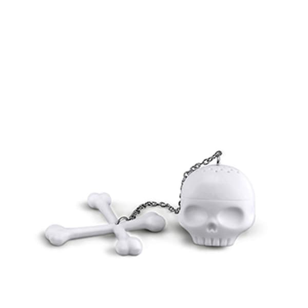 Halloween Gave Skallehode Silikon Te-Sil, Rustfritt Stål