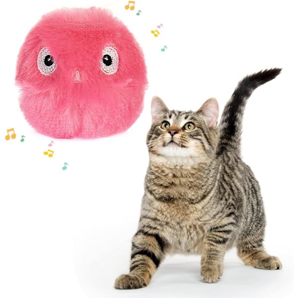 Fågelformad Kattleksakboll med Kattmynta, Realistisk Interaktiv Katt
