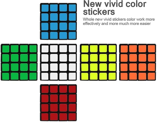 Speed Cube Toy,Magic Cube 4x4x4 Original Magic Cube Puzzle Toy,60mm Advanced Version,Easy Turning and Smooth Play Durable Puzzle Cube Toy