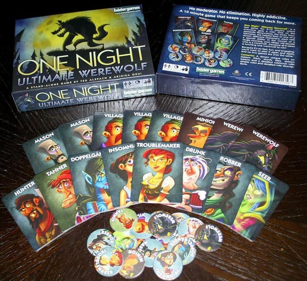 One Night Ultimate Werewolf Lantern Party Game（Perusversio）