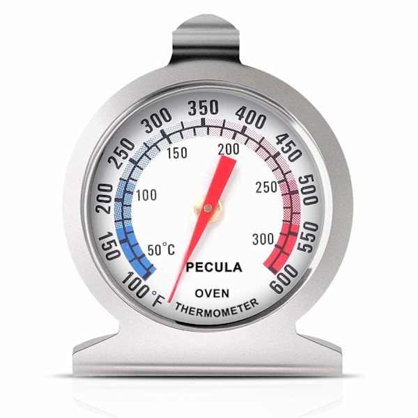 Ovn Termometer 50-300°C/100-600°F, Ovn Grill Stege Chef Ryger Termometer Øjeblikkelig Læsning Rustfrit Stål Termometer