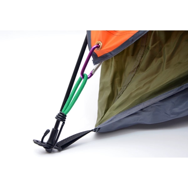 3 stk. Utendørs Camping Bungee Telthake Loop Tau Stropper Pakke