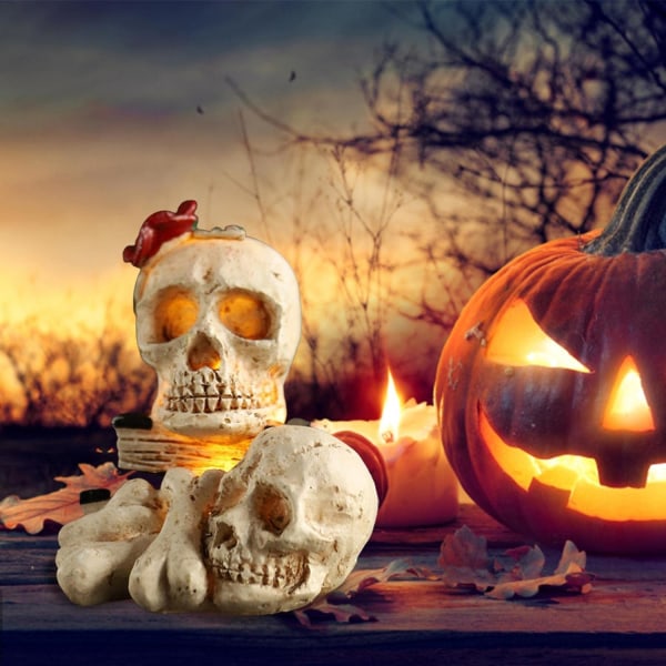 Halloween-kallolamppu - 3D paristokäyttöinen kallolamppu - Paristo