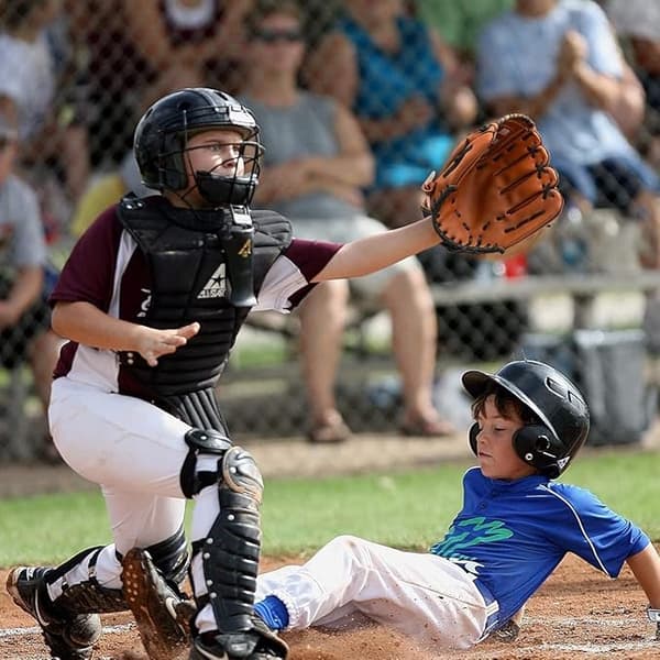 Basebollhandskar mjuka softbollhandskar justerbara vänsterhandskar