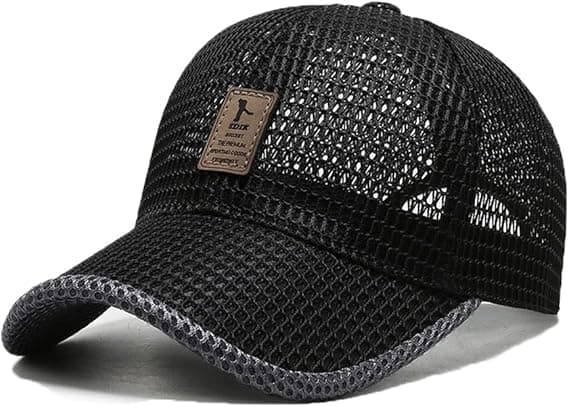 Sommer Mesh Baseball Cap Trucker Mesh Hat Baseball Caps Utendørs S