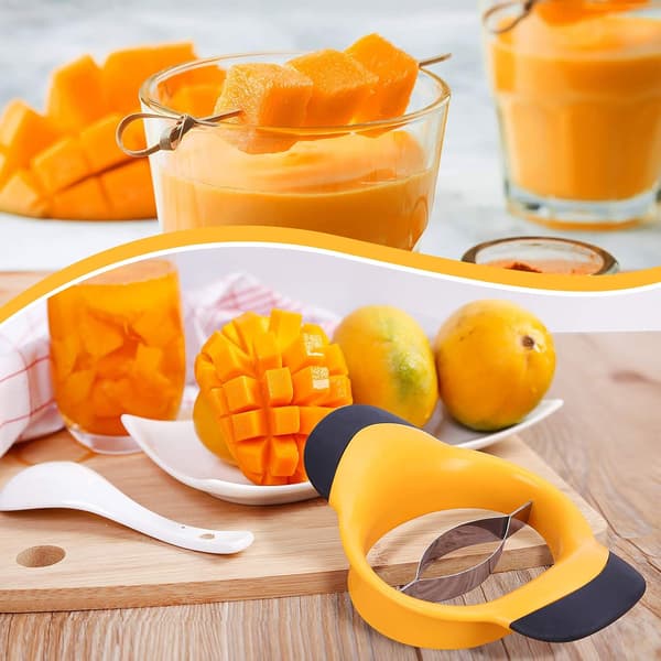 Mango-skjærer i rustfritt stål - Mango-kjernefjerner - Mango-splitter