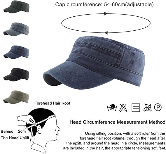 Retro Baseball-lippis Hip Pop Hat Golf Trucker Cap Säädettävä Väri