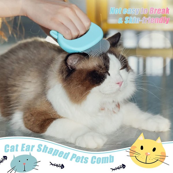 Cat Comb Pet Short and Long Hair Removal Massage Comb Soft