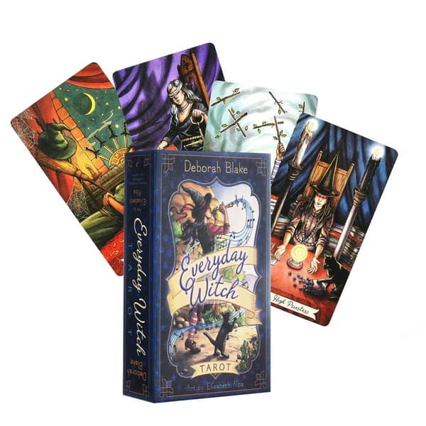 78PCS Everyday Witch Tarot Cards Deck Fate Divination Table Games