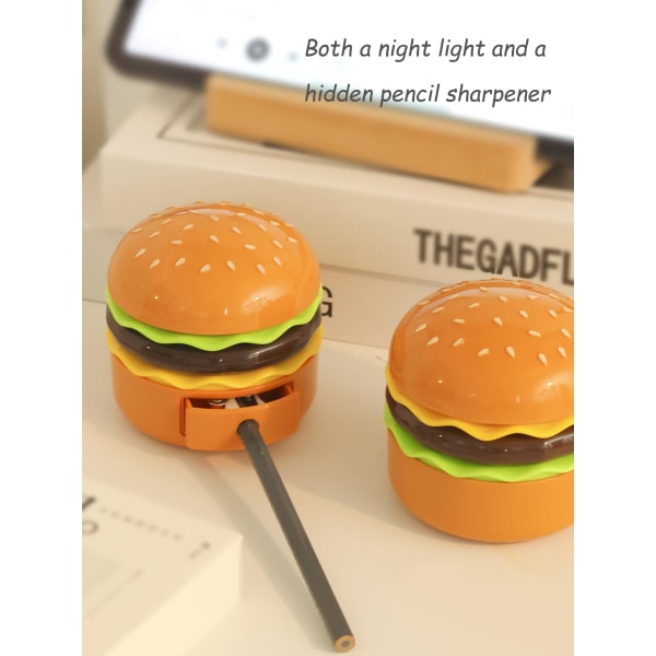 Foldable rechargeable children's desk lamp Novelty reading light with pencil sharpener